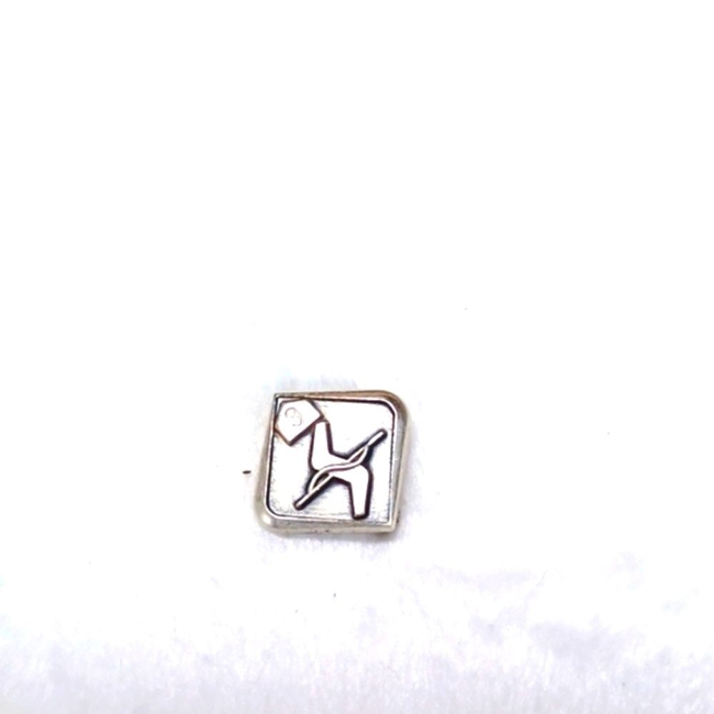 Vintage Sterling Silver CTO Ducks Unlimited Logo Pin Brooch